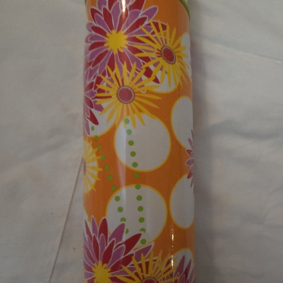 Starbucks Other - STARBUCKS STAINLESS THERMOS 17 OZ ORANGE FLORAL DESIGNED BY PYLONES - 2007.